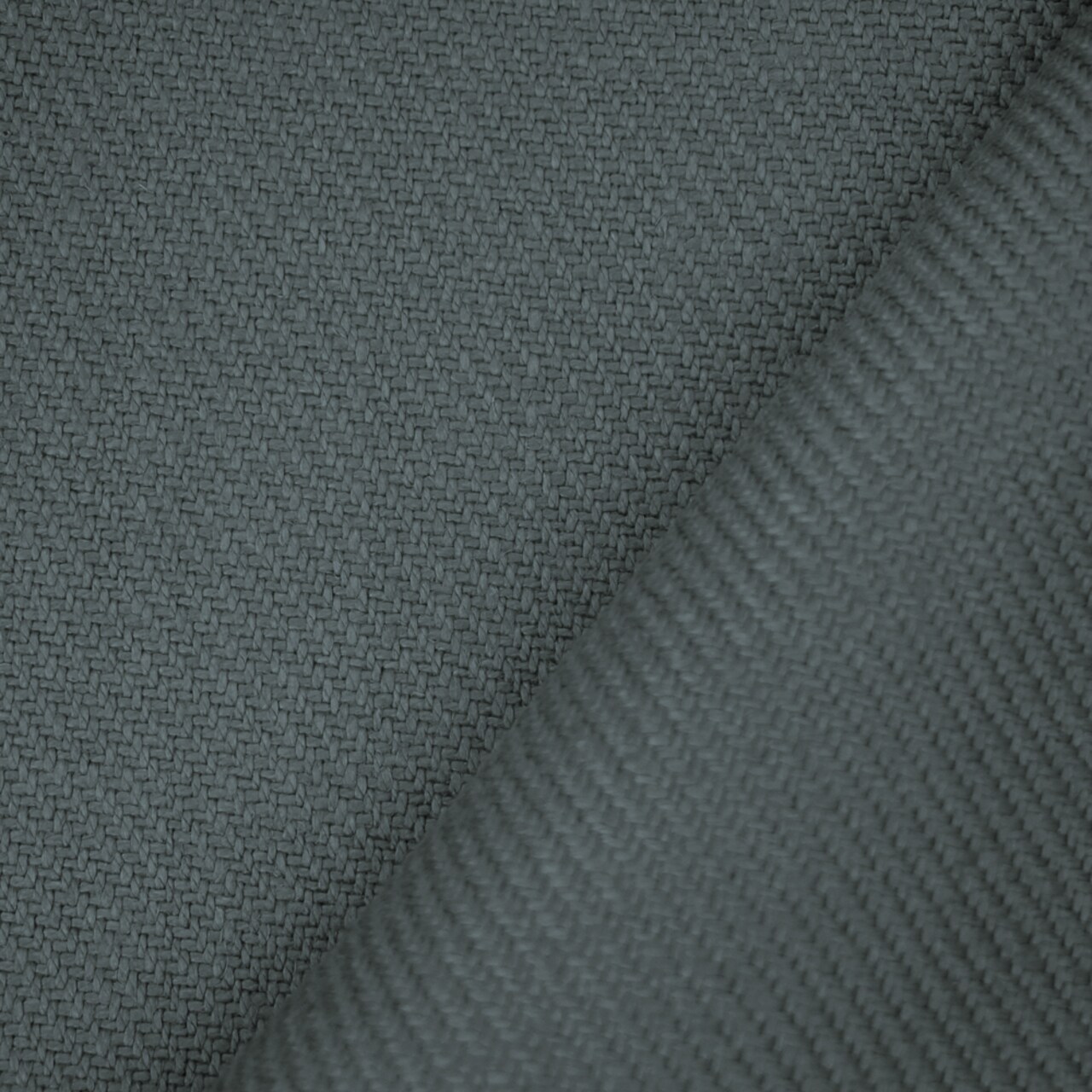 Gray Moygashel Twill Irish Linen Solid Woven Home Decorating Fabric By the Yard